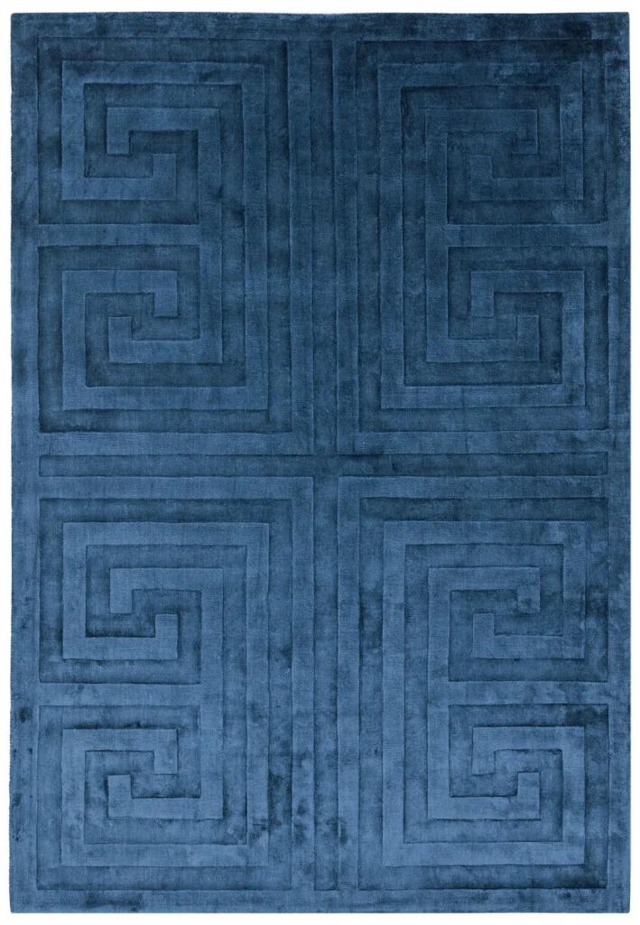 niebieski dywan Kingley